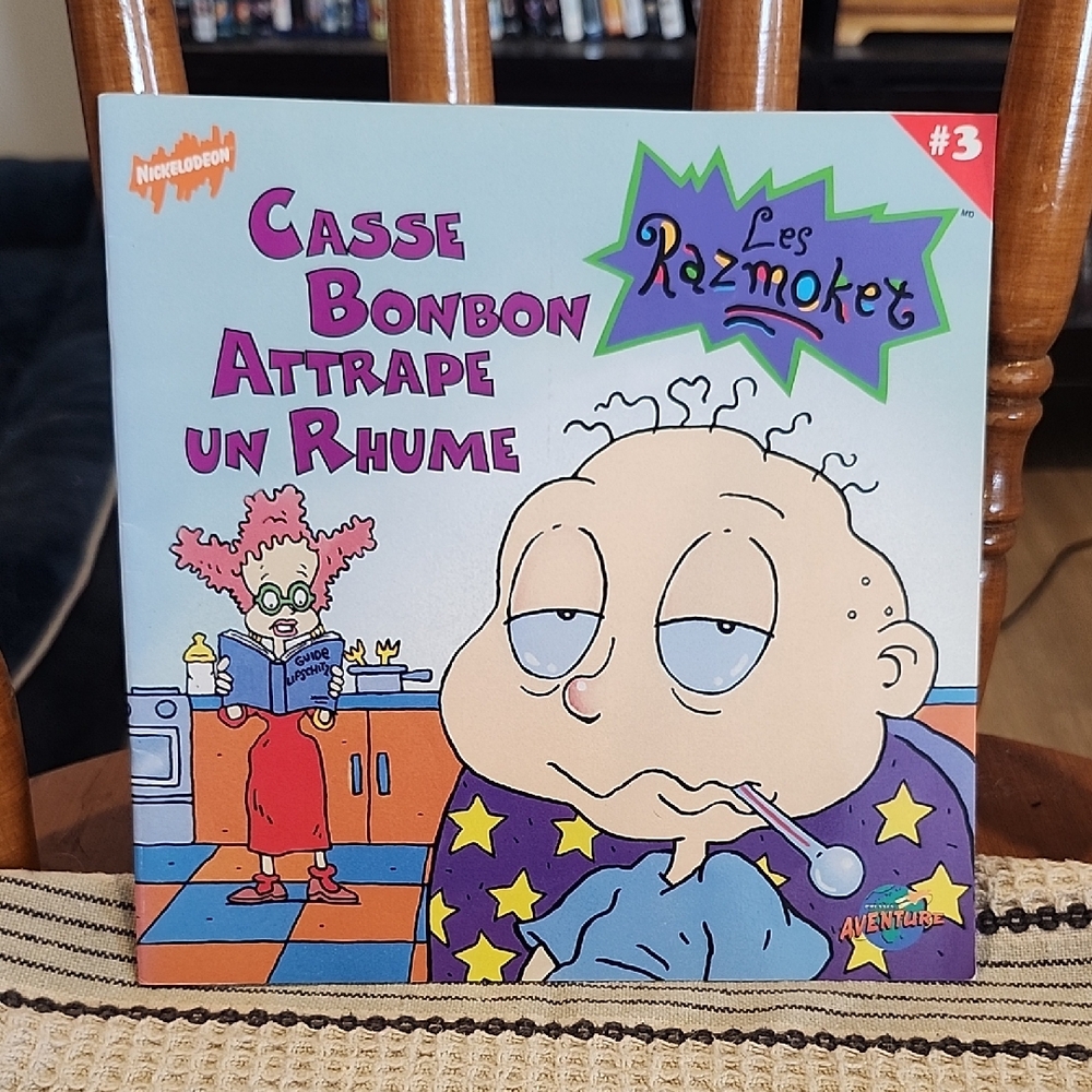 📚 4/$20 📚 Nickelodeon Les Razmoket Book In French